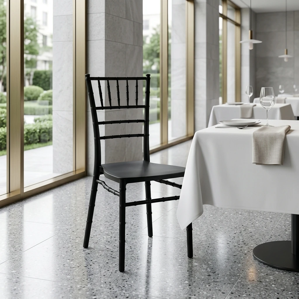 Stackable Event Chiavari Chair Heavy Duty Banquet Dining Chair Practical Furniture for Wedding Ceremony Hotel Restaurant Use