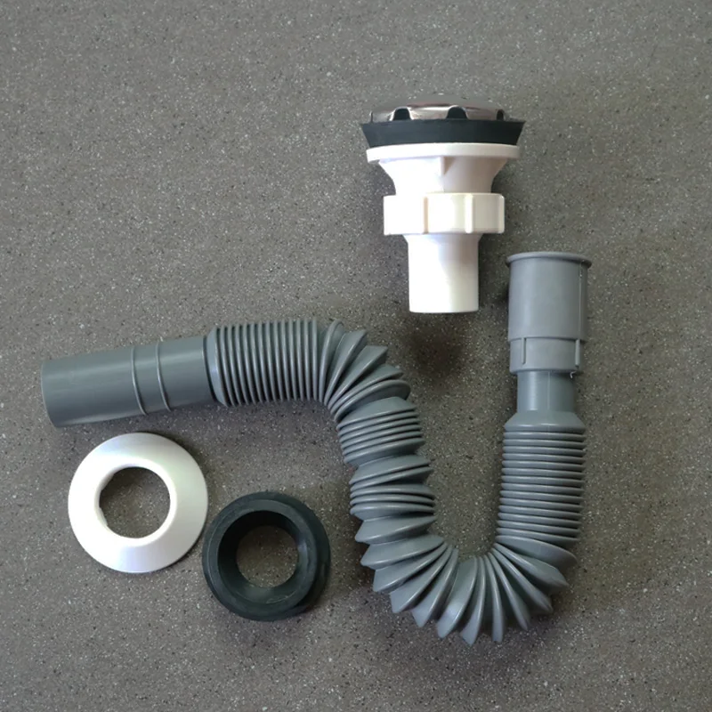 2PCS S-Trap Drain Pipe For Urinal, Water Trap, Drainage Pipe Expansion Joint, Wall-Mounted Drainage Fitting