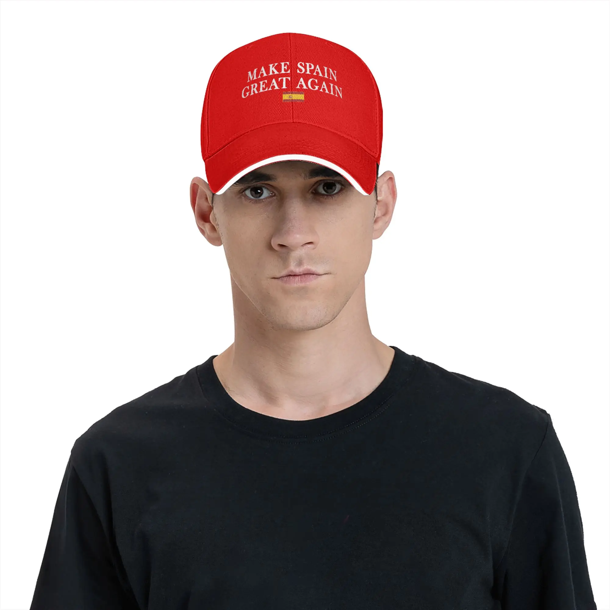 Men's Women's Funny Make Spain Great Again Outdoor Hat  Sun Cap New Baseball Cap Snapback Hats