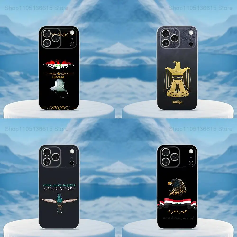 

Map I-Iraq Nation Flag Phone Case For iPhone 16,15,14,13,12,11,17 Pro,Max,Plus,X,XS,XR,SE,Mini Transparent Soft Cover