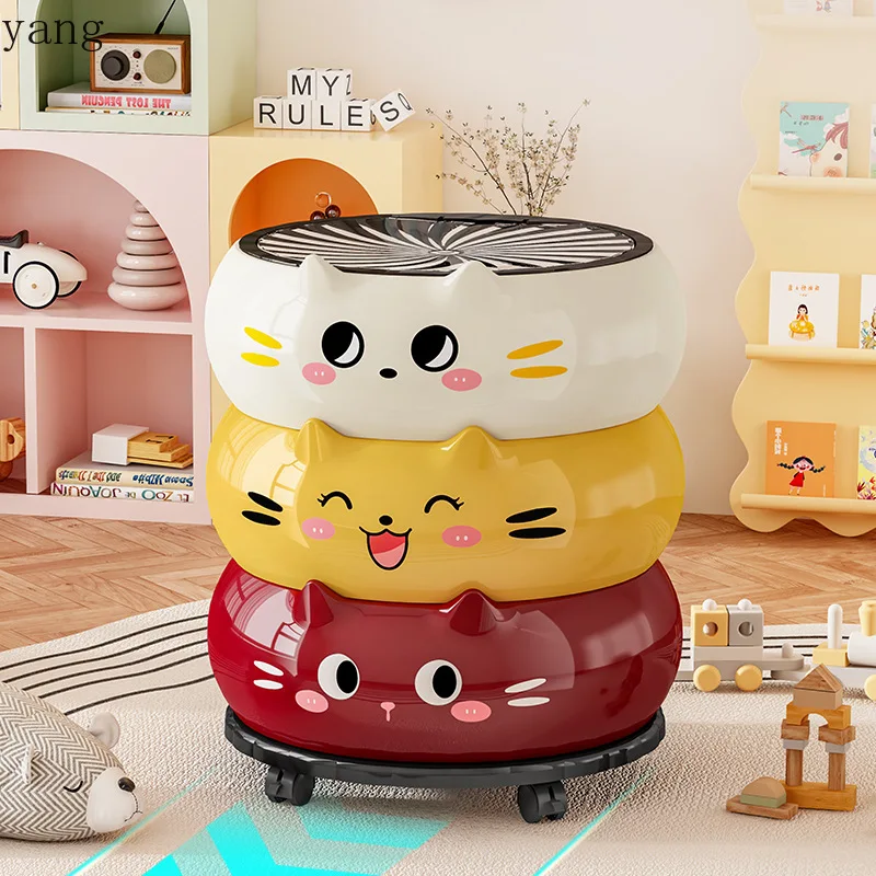 CX household cartoon shape kitchen bedroom living room removable with cover inside and outside double bucket