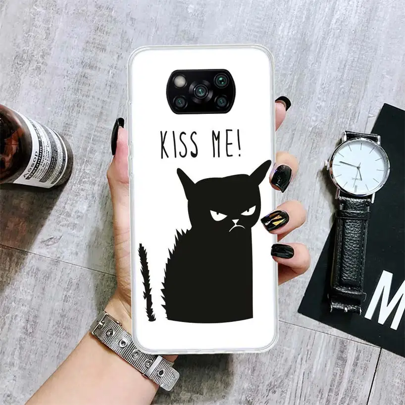 Cat Footprint Funny Paw Cute Soft Phone Case for Xiaomi Mi 12T 11T 10T 9T Pro 12X 11i 13 12 11 10 9 8 Lite 5X 6X CC9 Housing Pho