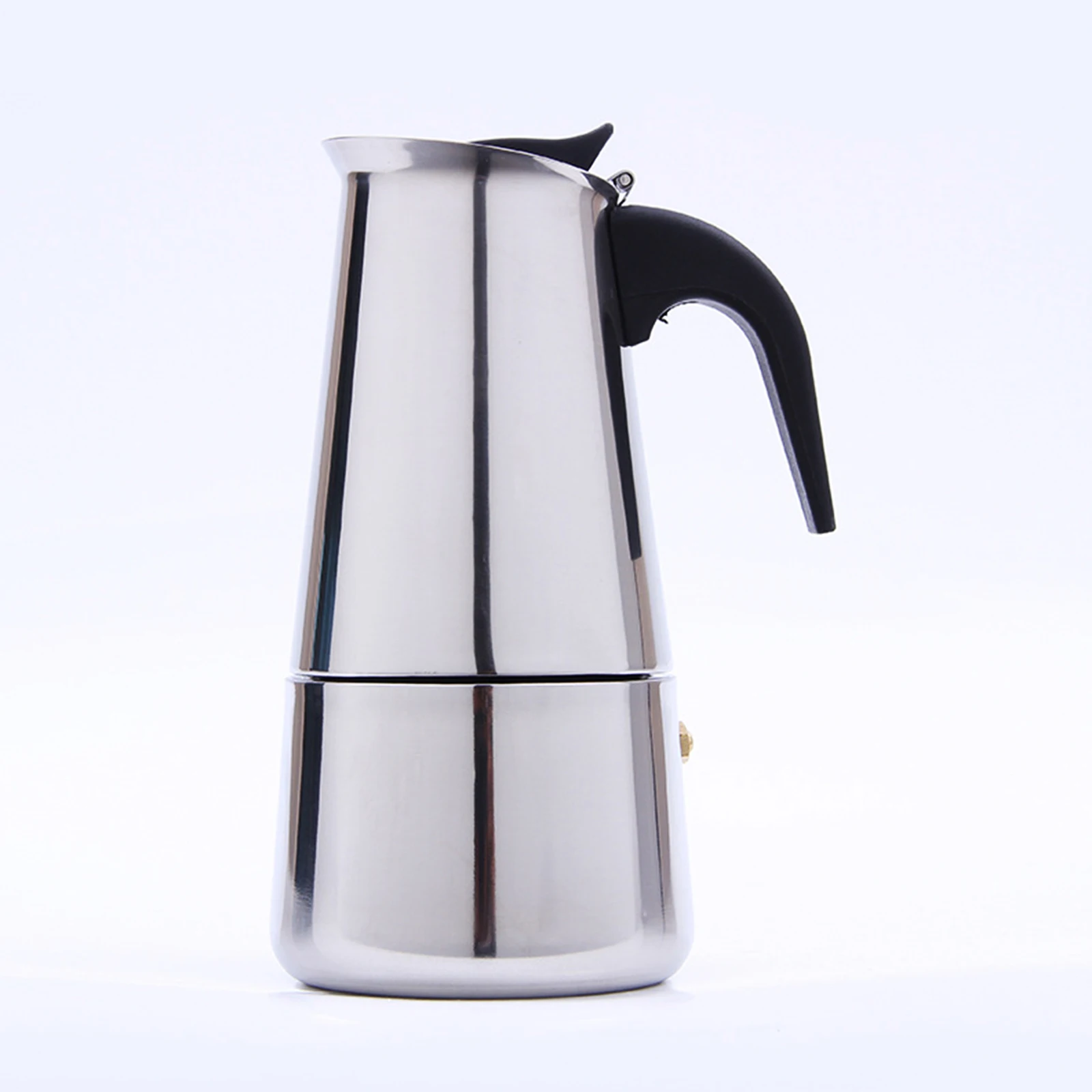 200/450ml Cups Coffee Maker Eatssode Mocha Percolator Pot With Stove Stainless Steel Mini Pot Kitchen Espresso Coffee Machines