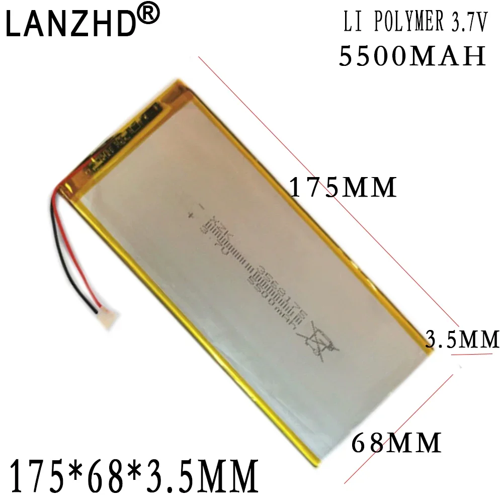 

1-10pcs 3568175 3.7v 5500mAh Li-polymer battery FOR Medical Equipment, Communication Equipment, Engineering testing