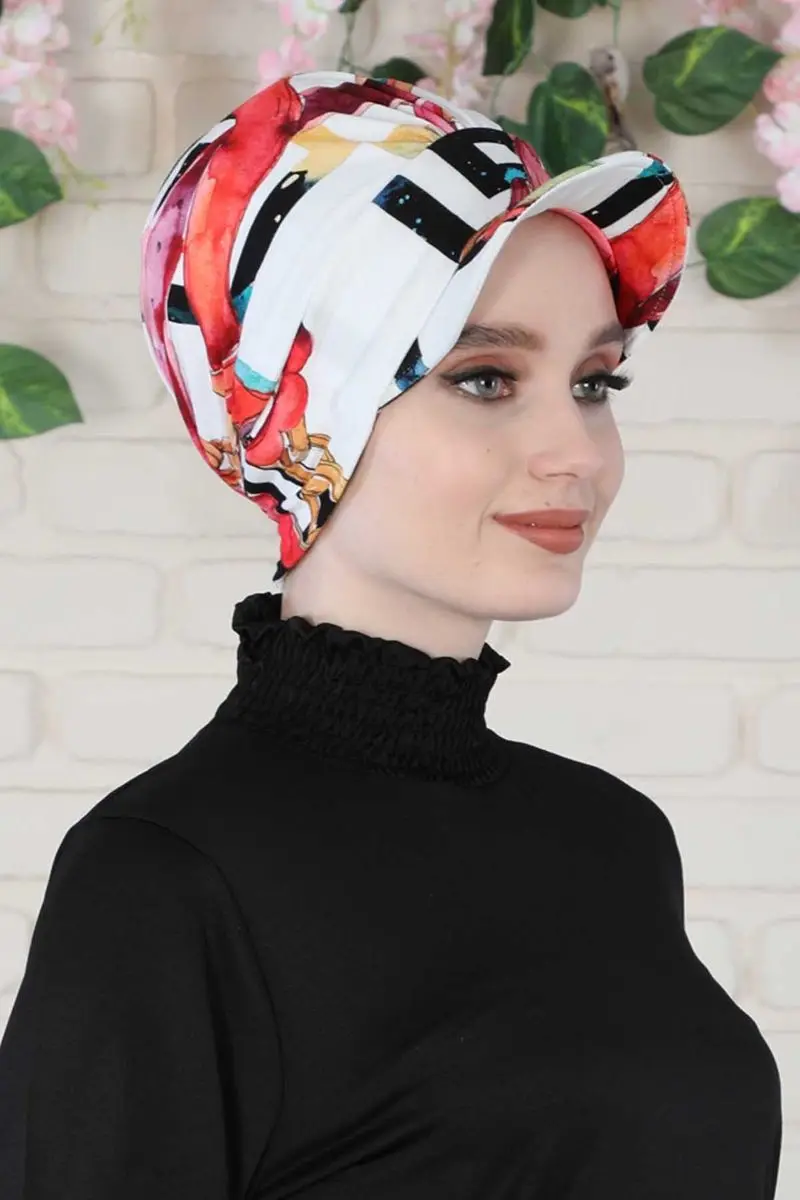 Teste padrão de alis do osso penteado com chapéu