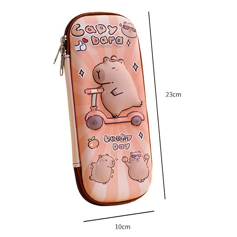 كابيبارا 3D مجسمة لطيف حالة قلم رصاص الكرتون ، متعددة الوظائف الحقيبة القلم ، القرطاسية سعة كبيرة ، اللوازم المدرسية ، الطلاب