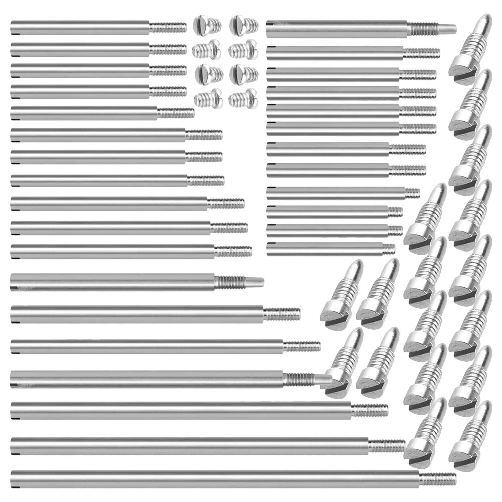 1Set Professional Bassoon Repair Kit Premium Metal Fasteners Threaded Rods Grooved Blocks for Wind Instruments Clarinet Flute