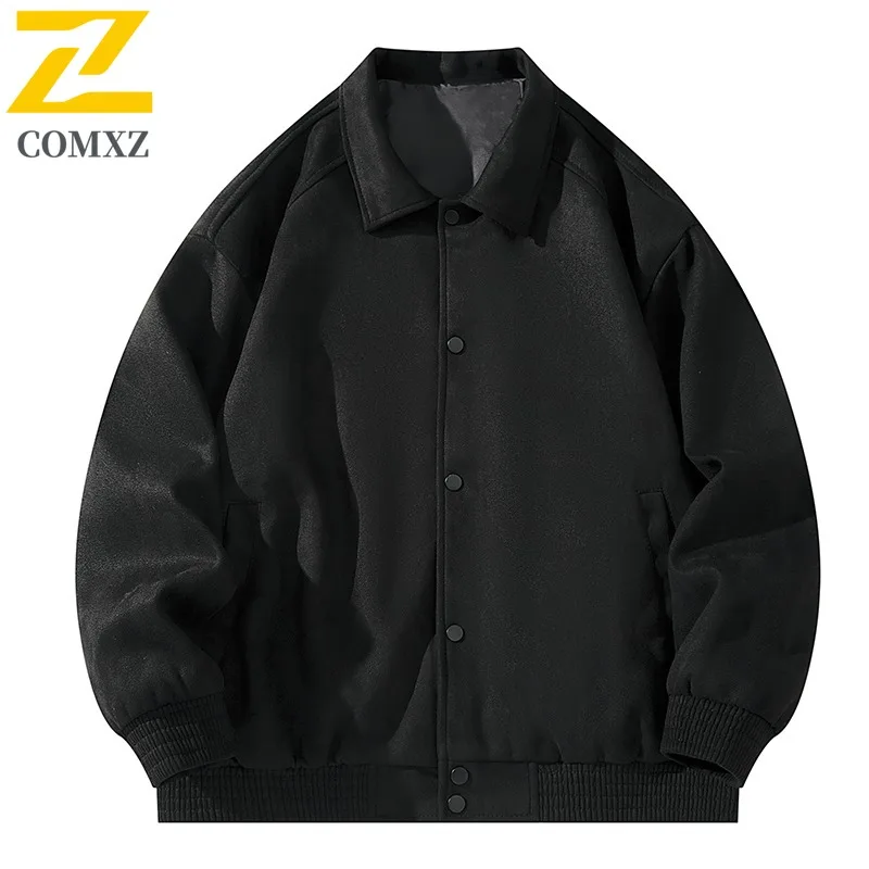

COMXZ 2025 Мужская молодежная модная куртка премиум-класса с круглым вырезом, легкое удобное водонепроницаемое пальто высокого качества