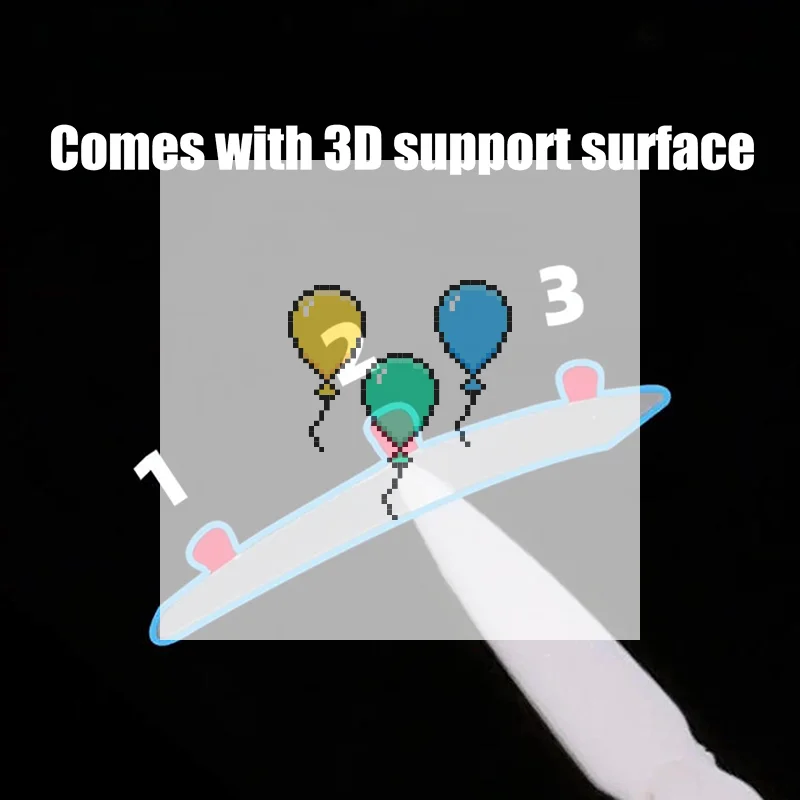 3D Support Invisible Double Eyelid Tape Self-Adhesive Transparent Eyelid Stickers Waterproof Fiber Stickers Eyelid Lift Strips