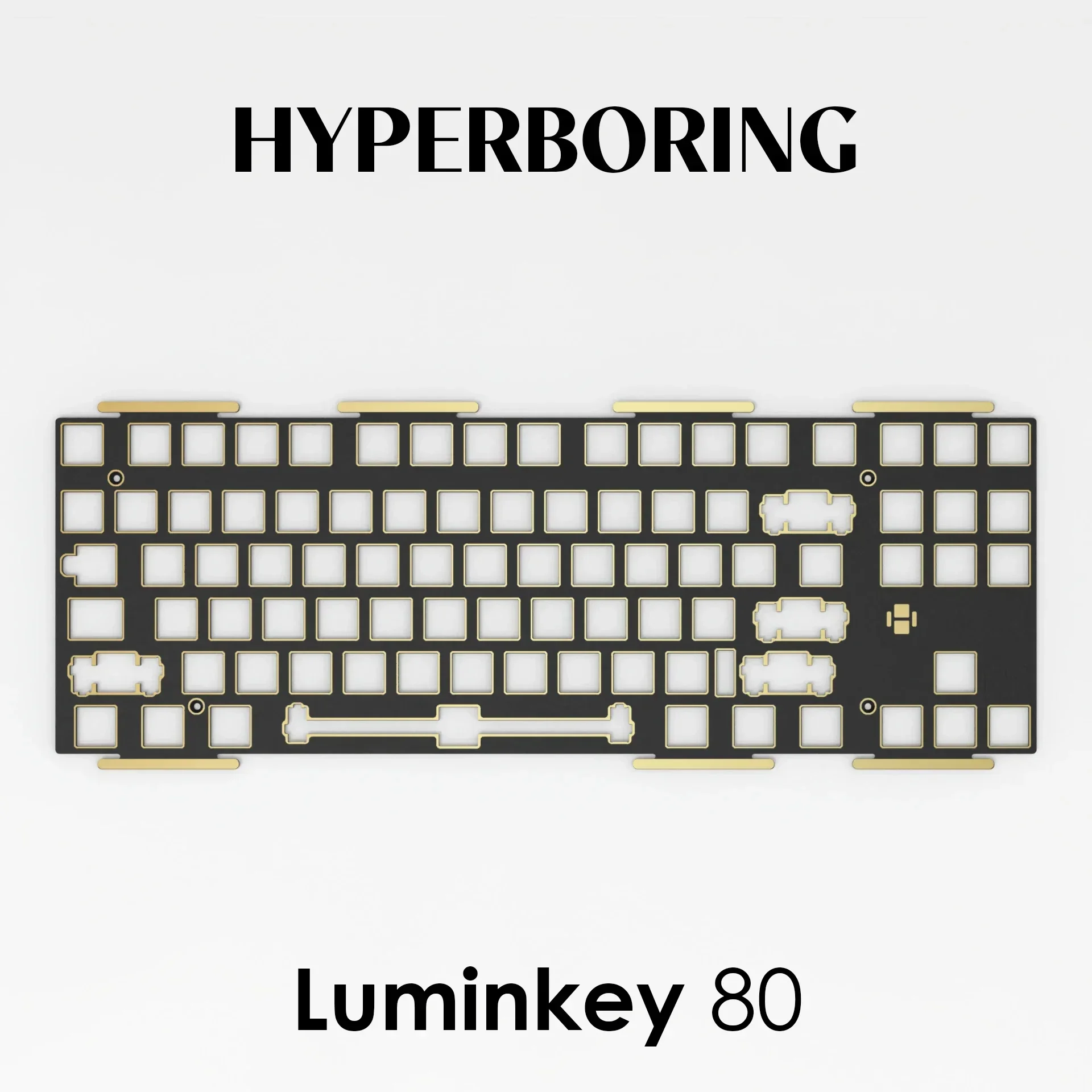 PP FR4 Aluminum Plate for LUMINKEY 80 keyboard use