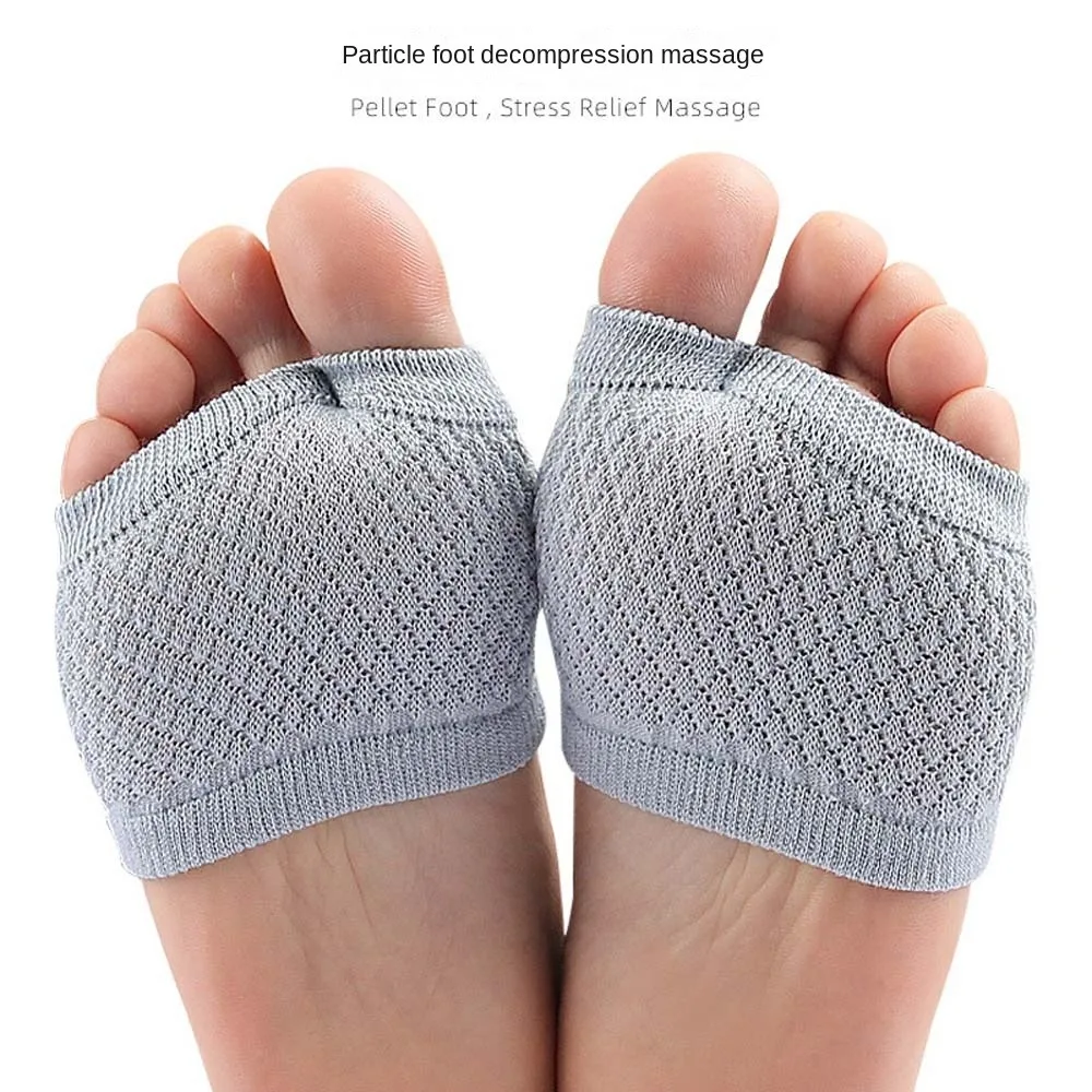 Two Toes Splitter Half Palm Socks Support Forefoot Prevent Abrasion Forefoot Pads Comfort Padding Foot Care Tools