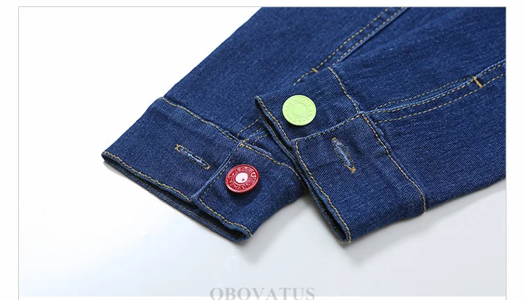 Modisches Kinder-Mädchen-Denim-2-Teiler-Set: Jacke und Jeans mit Blumenstickerei, Vintage-Frühlingskleidung für Kinder – Detail 11