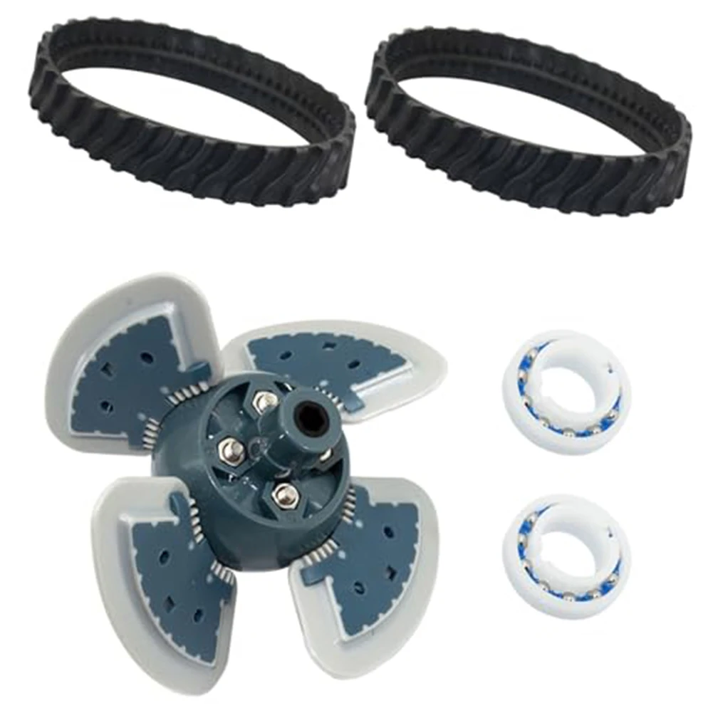 Pool Cleaner Engine Track and Bearings Kit Compatible with for mx6 MX8 Series Includes R0526100 Rail R0524900 Engine and 0527000