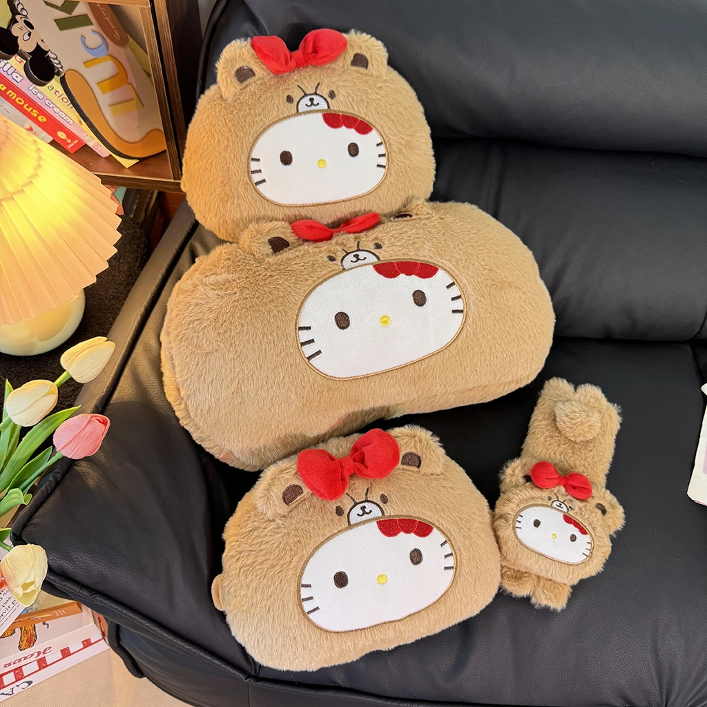 Sanrio Leuke Hello Kitty Hoofdsteunen Auto Nekkussens KT Kat Kussens Auto-interieur Kussens Rijden Nekkussens Zetel Taille Kussens