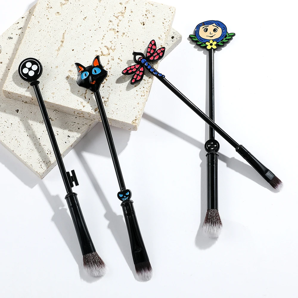 New Design Coraline & the Secret Door Makeup Brush Laika Dragonfly Portable Soft Concealer Brush Foundation Cosmetic Brush