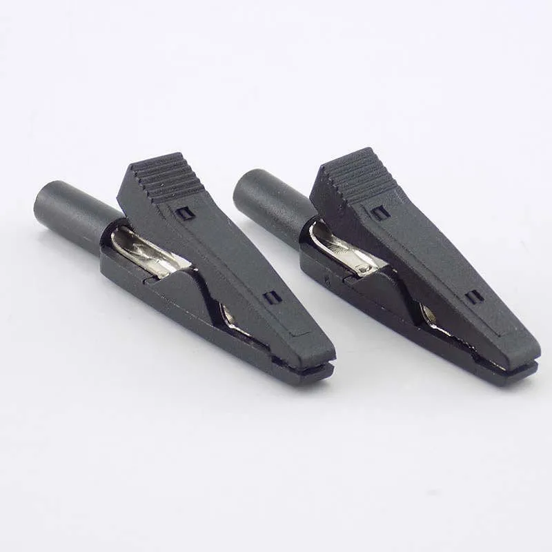 2 مللي متر الموز التوصيل التمساح كليب اختبار الرصاص موصل كابل التمساح معزول تحقيقات محول ل متعدد التمساح القلم C3 #2