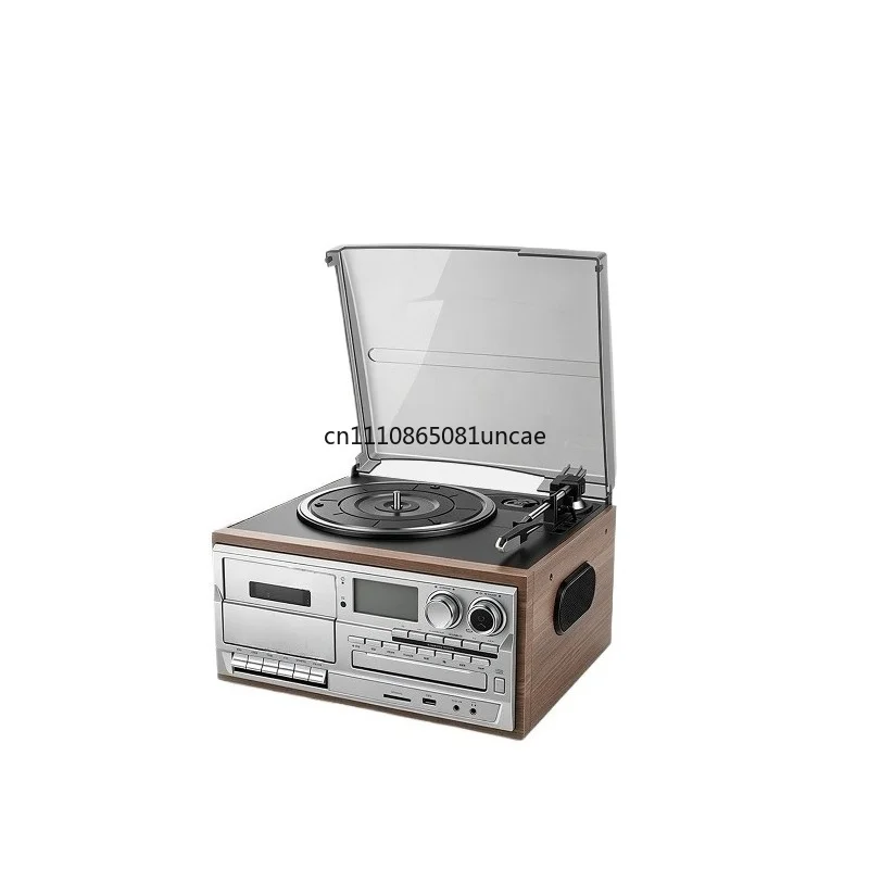

Bayinbox S808 American Retro LP Turntable Multifunctional Player Bluetooth Speaker Cassette Player