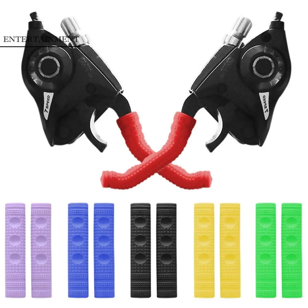 

Grips Bicycle Parts Non-slip Bike Accessories Bicycle Grips Silicone Protective Cover Brake Lever Cover Brake Protective Cover