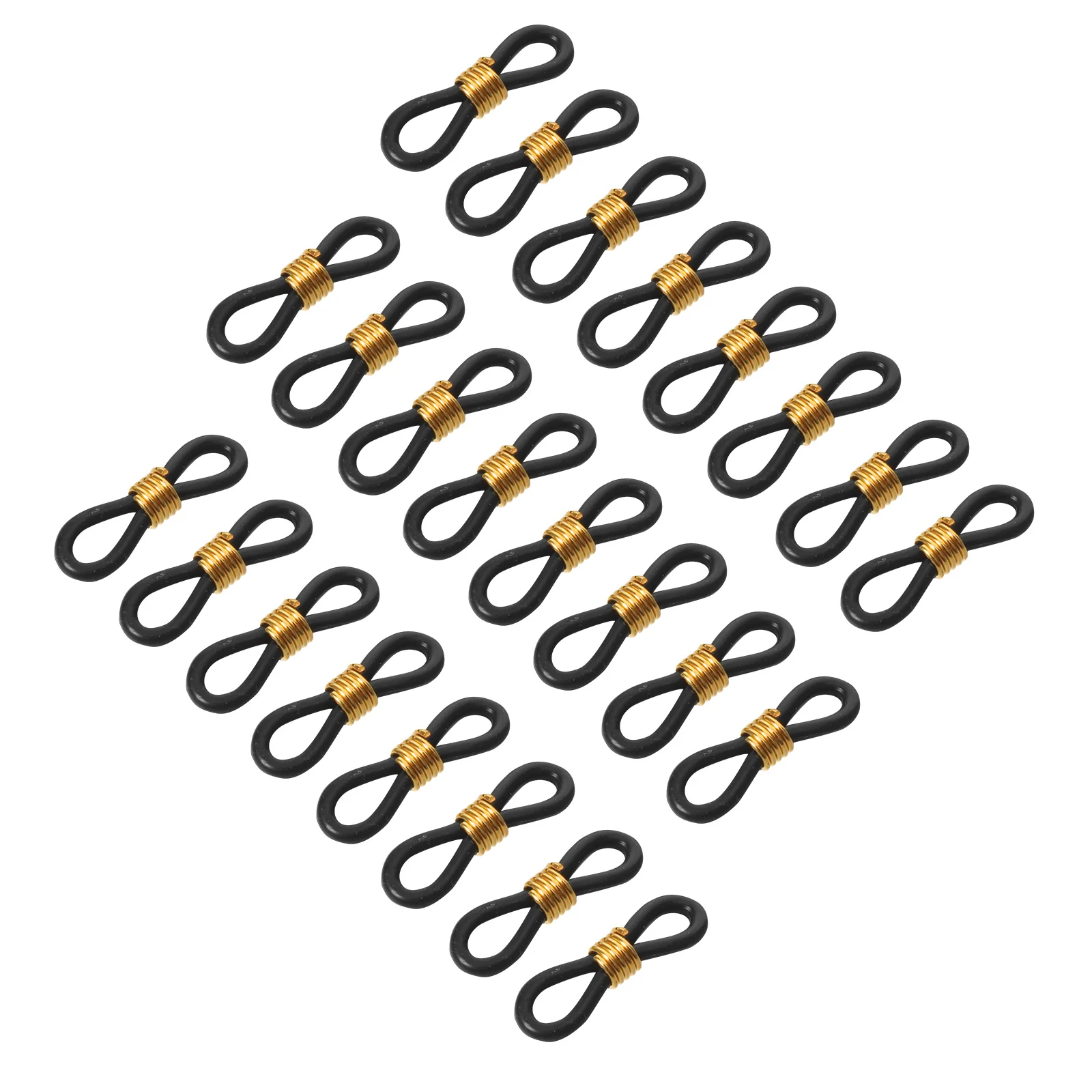

100 Pcs Chicken Legs Tie Belt Bird Hobble Braces Drumstick Foot Corrector Black Support Band Alignment