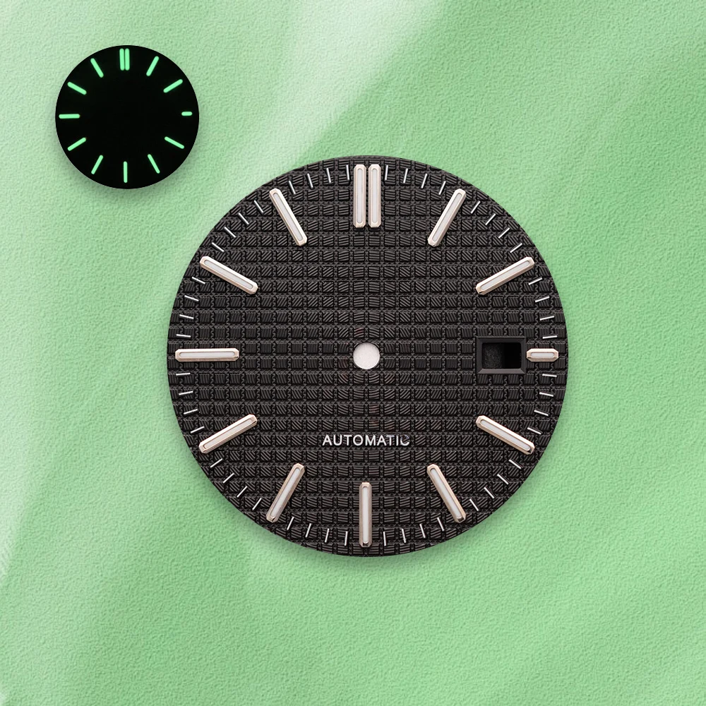 31.8 مللي متر S شعار صغير مربع AP الطلب مناسبة لحركة NH35/NH36/4R/7S بيع مثل الساخن ساعة تعديل الملحقات