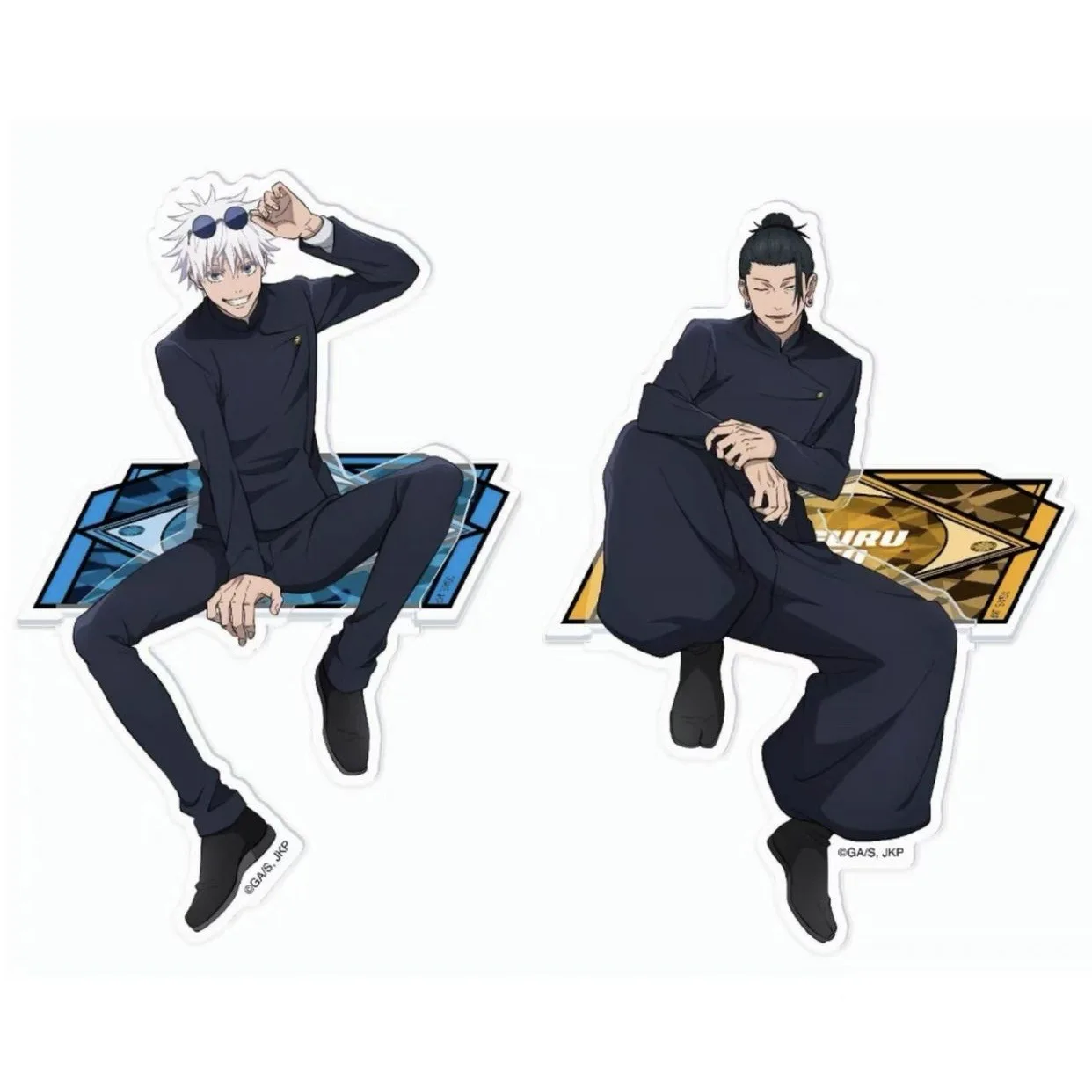 أنيمي Jujutsu Kaisen Gojo Satoru Geto Suguru الاكريليك دعامة حامل نموذج سطح المكتب زينة زخرفية تحصيل الهدايا