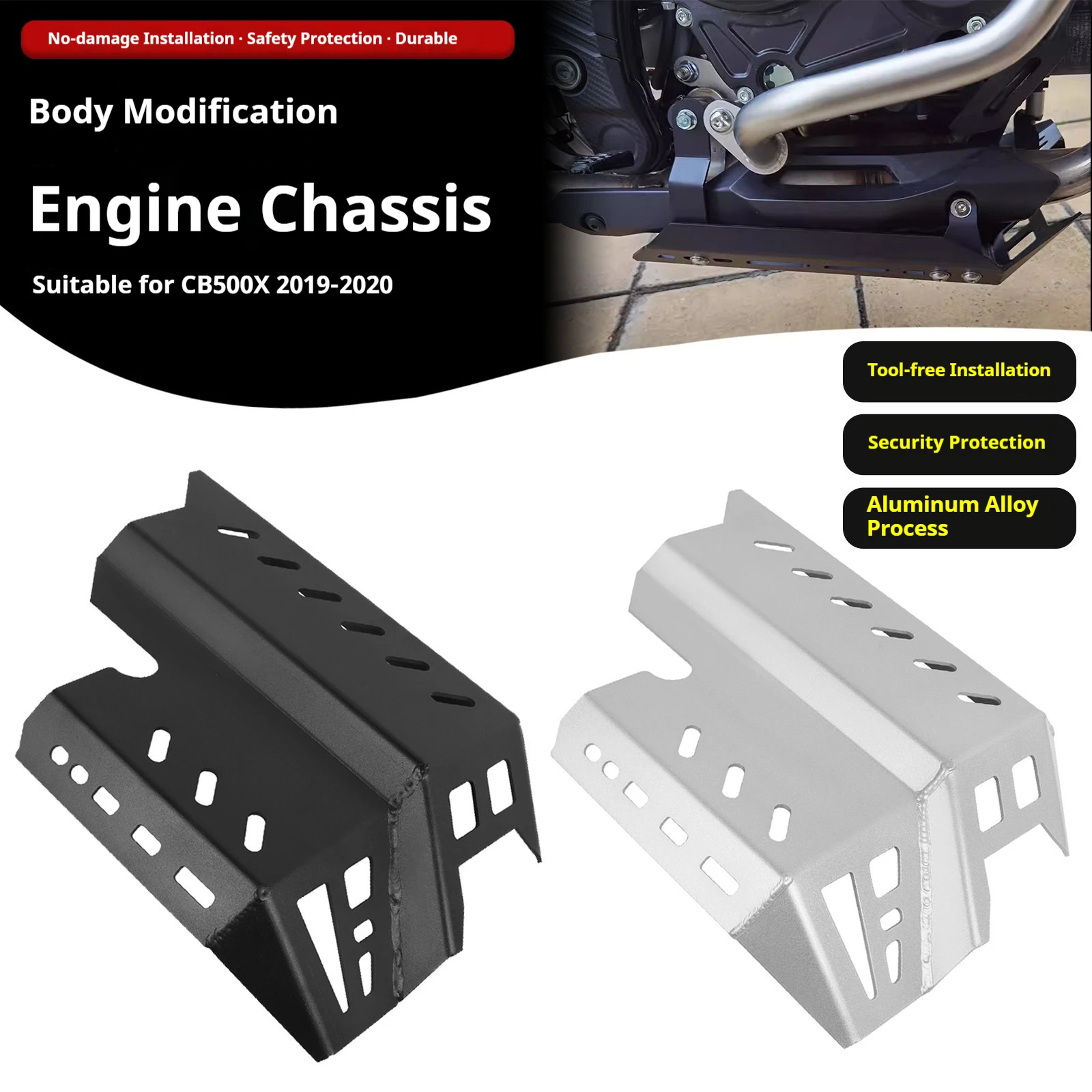Protetor de chassi modificado  - Engine Parts Motorcycle avaliação e preço