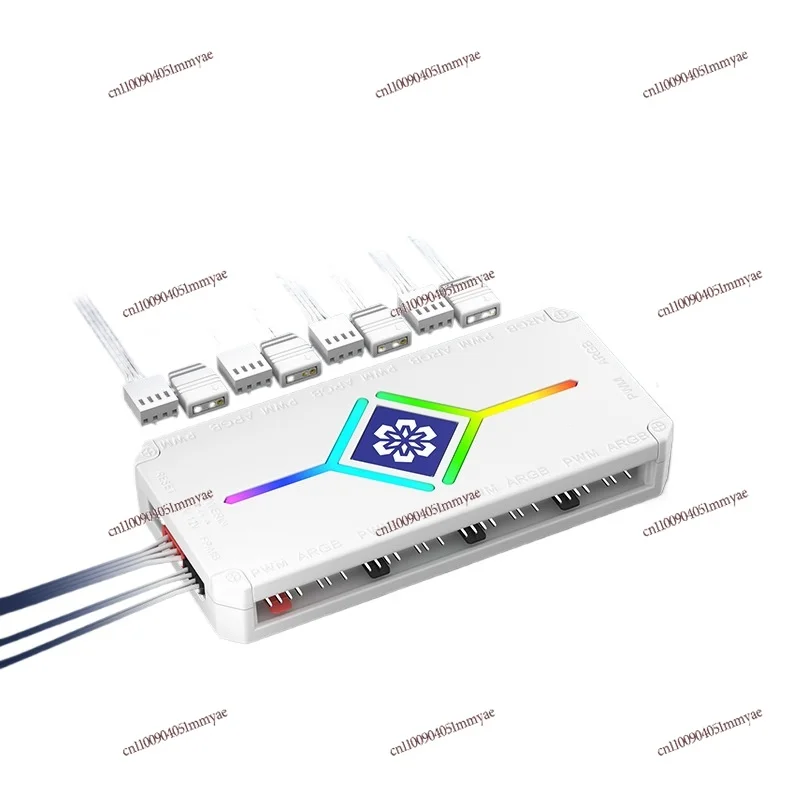

Computer Case Fan PWM Temperature Control Hub Wireless Remote Control Extension Controller
