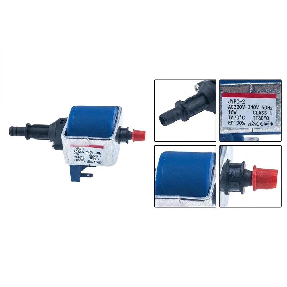 Solenoid Water Pump for Electric Iron Garment for steamer Carpet Cleaner and Coffee Machine JYPC Series Compatible