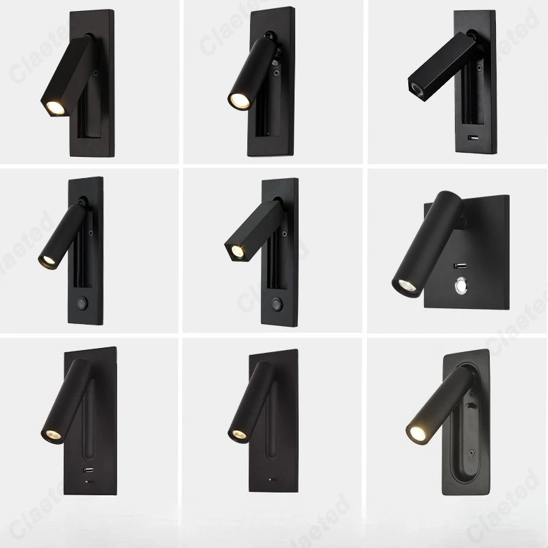 

Новая светодиодная настенная лампа для чтения с выключателем, для дома, спальни, прикроватная, с высоким уровнем освещенности и атмосферной подсветкой