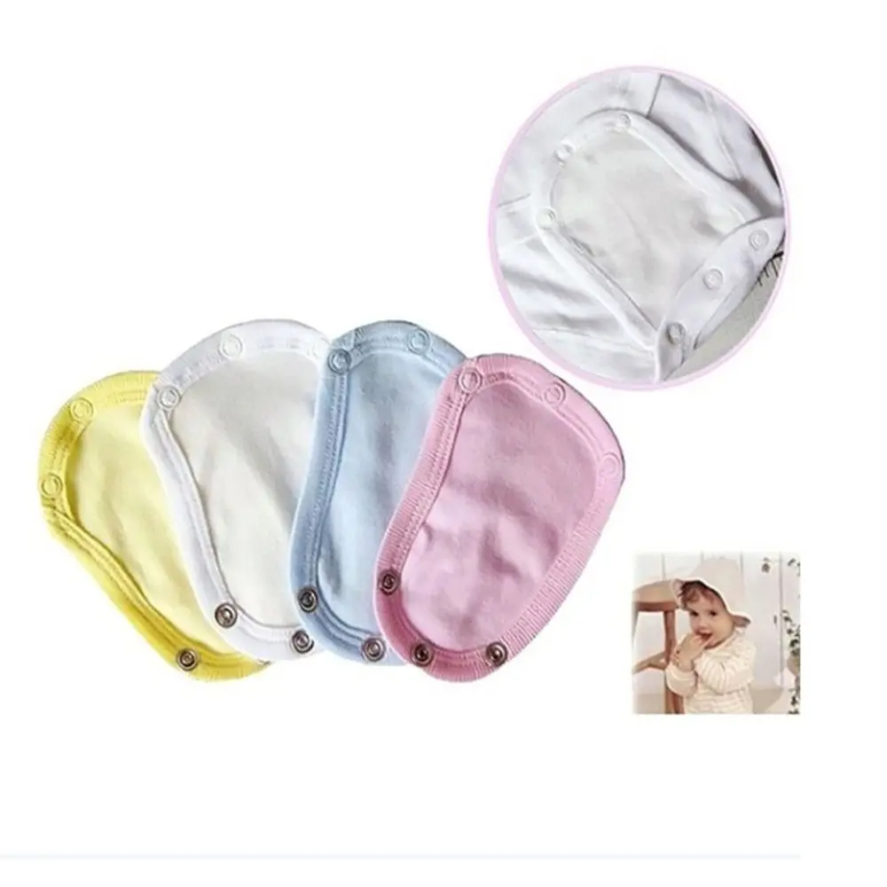 4 Colors Durable Bodysuit Extend Cotton Changing Pads Covers Jumpsuit Pads Jumpsuit Extend Diaper Lengthen
