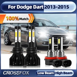 9012 HIR2 Canbus Car LED Headlight Bulbs 240W 40000LM Auto Headlamp H11 Auto Fog Light 12V 6000K For Dodge Dart 2013 2014 2015