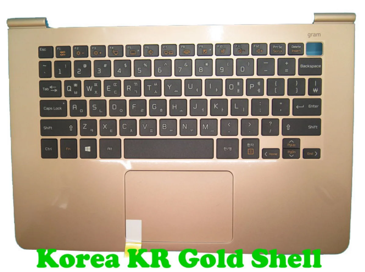 Laptop PalmRest + Schwarz Tastatur Für LG 14Z950 MBN63844501 MBN83844501 Silber Gold Grau Korea KR Mit Touchpad