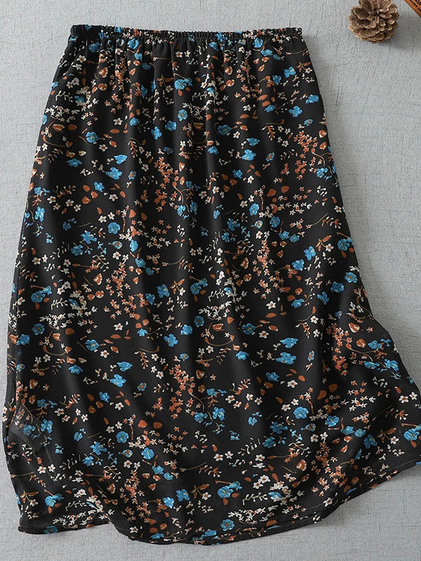 Summer 2026 New Elastic Waist  - огляд і ціна Midi Skirt Floral