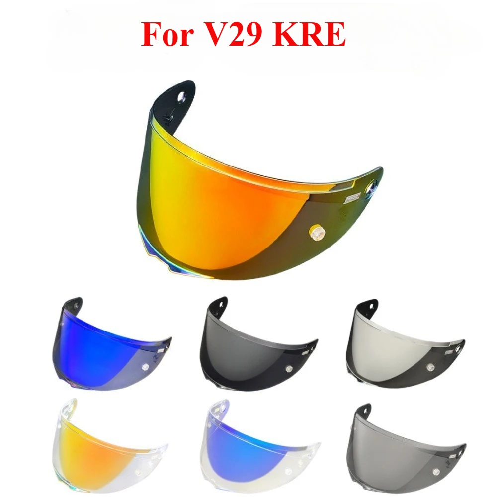 

Оригинальные линзы для мотоциклетных шлемов для KRE + V29, цветной козырек для шлема из углеродного волокна, Visors Para Casco Casque Moto