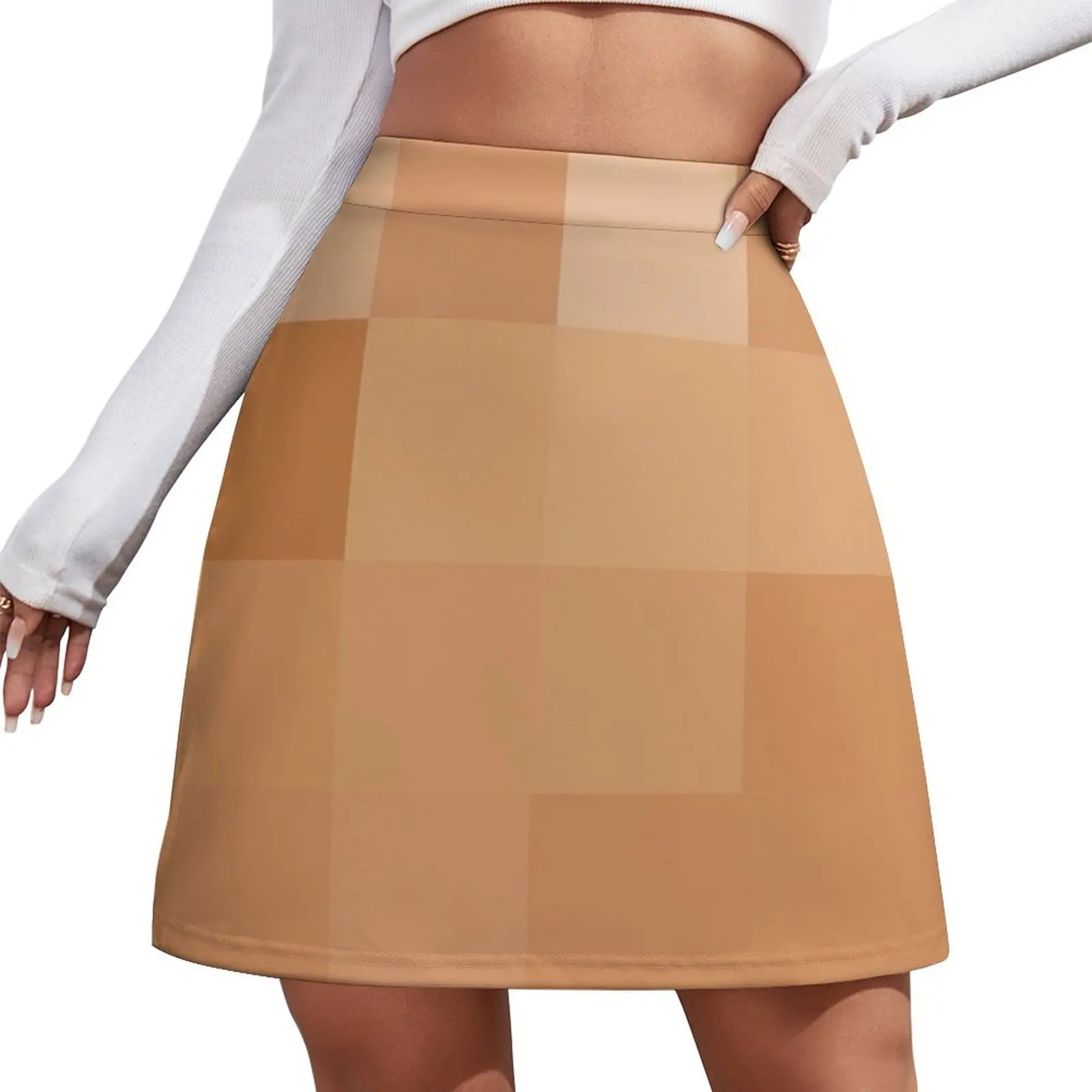 

Nude Simian Mini Skirt extreme mini dress Kawaii Skirt satin skirts for womens