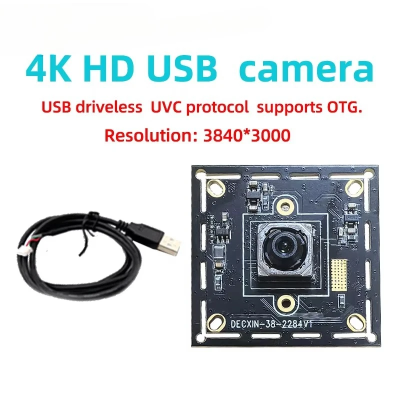 USB Industrial Camera Module 4K HD 30-frame PDAF Fast Autofocus IMX586 Chip Document Shooting/video Conference Uvc Protocol
