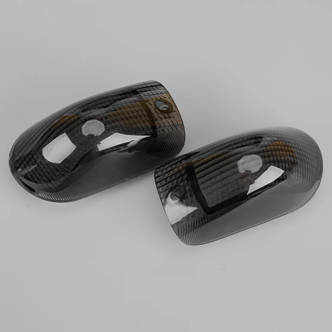 

1 Pair Smoke Front Turn Signal Light Blinker Lens Covers Plastic Fit for KAWASAKI ZZR1100D ZX-11 ZZR1200