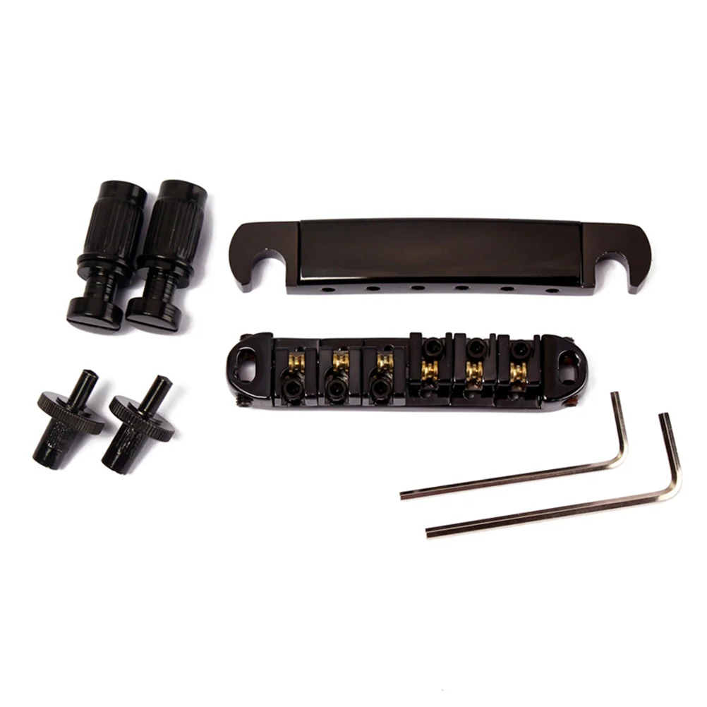 

Guitar Roller Saddle Bridge For Electric Guitar Parts Replacement Es Dot Chrome 9.9X1.7X1.2Cm Height Adjustable