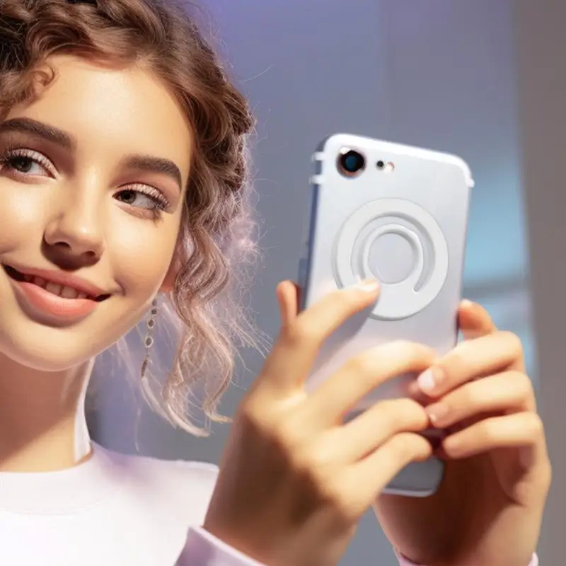 Силиконовая ручка для телефона, силиконовый противоскользящий ремешок на палец, кольцо, магнитный задний кронштейн, аксессуар для мобильного телефона для женщин и мужчин