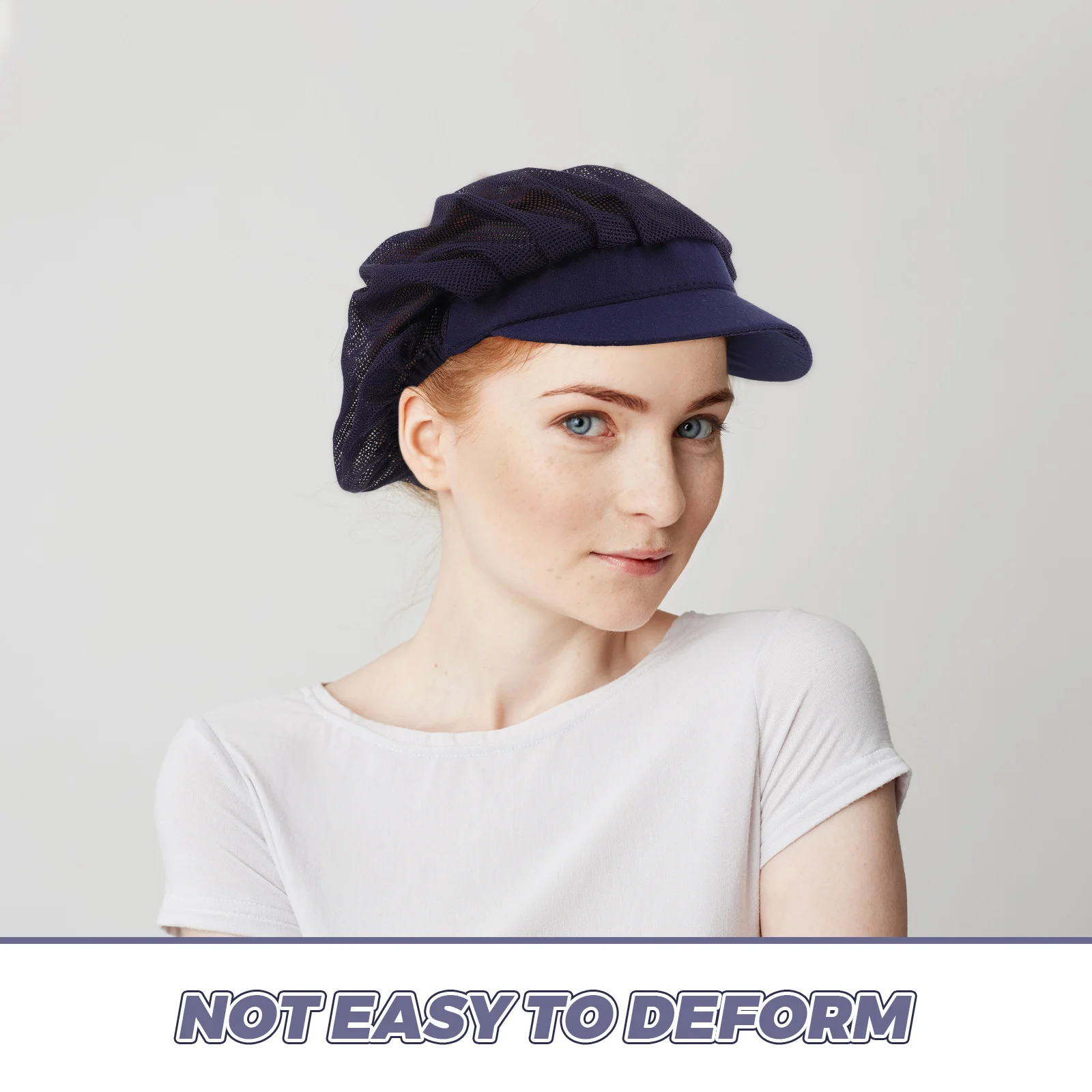 Chef Hat Breathable Mesh Cotton Unisex Kitchen Cooking Baking Cap For Men Women Catering Workshop Baker Sushi Waitress