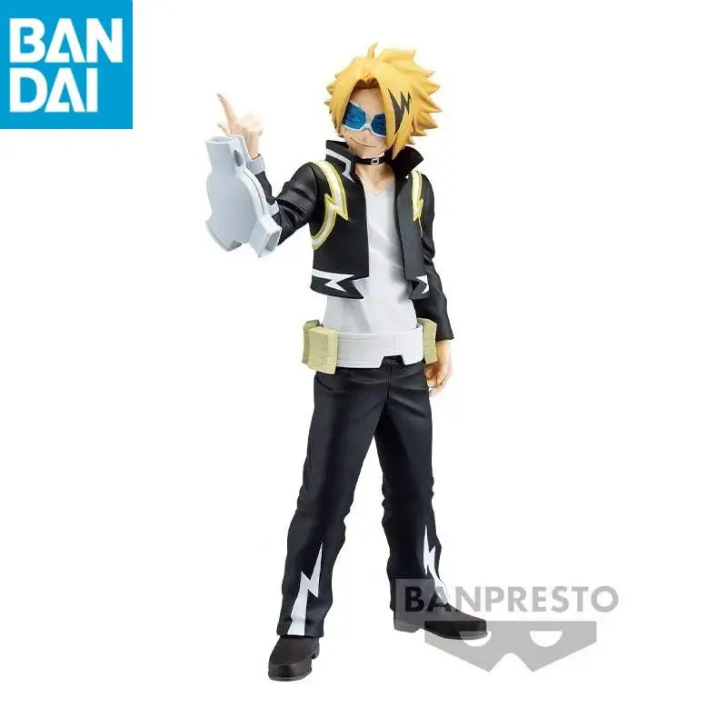 

In Stock Original BANDAI NAMCO Banpresto My Hero Academia Kaminari Denki PVC 17cm Figure Model Genuine Collector Figurine Toy