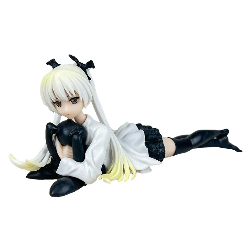 Novo yosuga no sora kasugano sora mentira propenso ouosture pvc figura de ação dos desenhos animados ornamentos carro modelo colecionável gk brinquedo presente