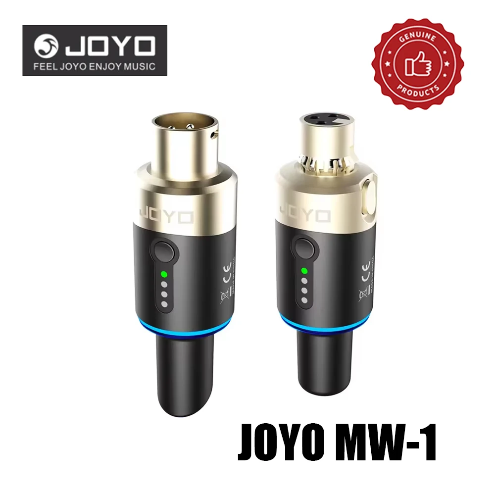 

Беспроводная микрофонная система JOYO MW-1 5.8ГГц, XLR-конвертер для микрофона, беспроводной передатчик и приемник для живых интервью/студийной работы