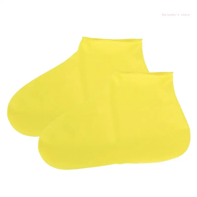 Capas impermeáveis ​​para sapatos silicone, reutilizáveis ​​e antiderrapantes, protetores sapatos para chuva e lama