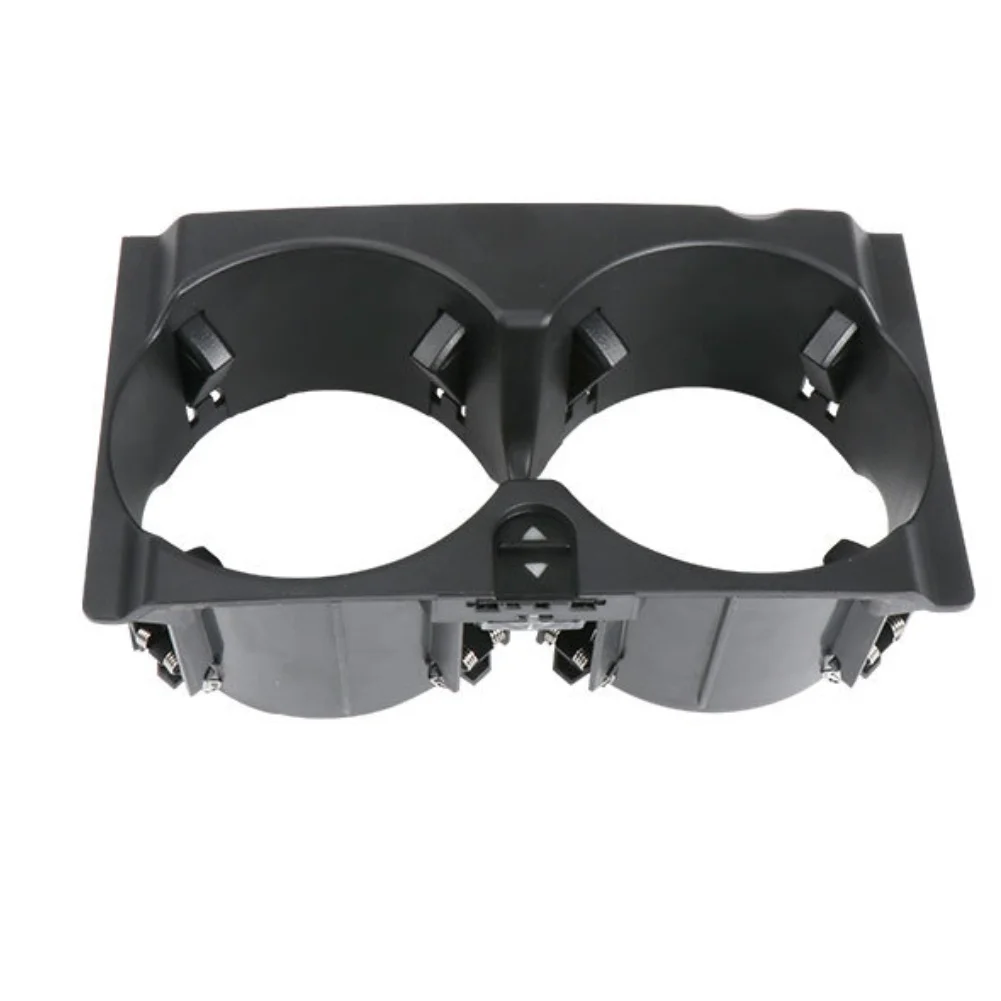 

Aftermarket Beverage Holder Auto Beverage Tray Black Console Cup Holder Easy Installation Secure Drink Support