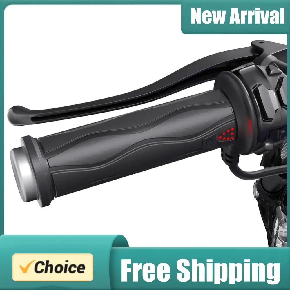 

Регулируемые силиконовые ручки с подогревом DC 12V, 5 режимов, для мотоциклов, с интеллектуальным контролем температуры