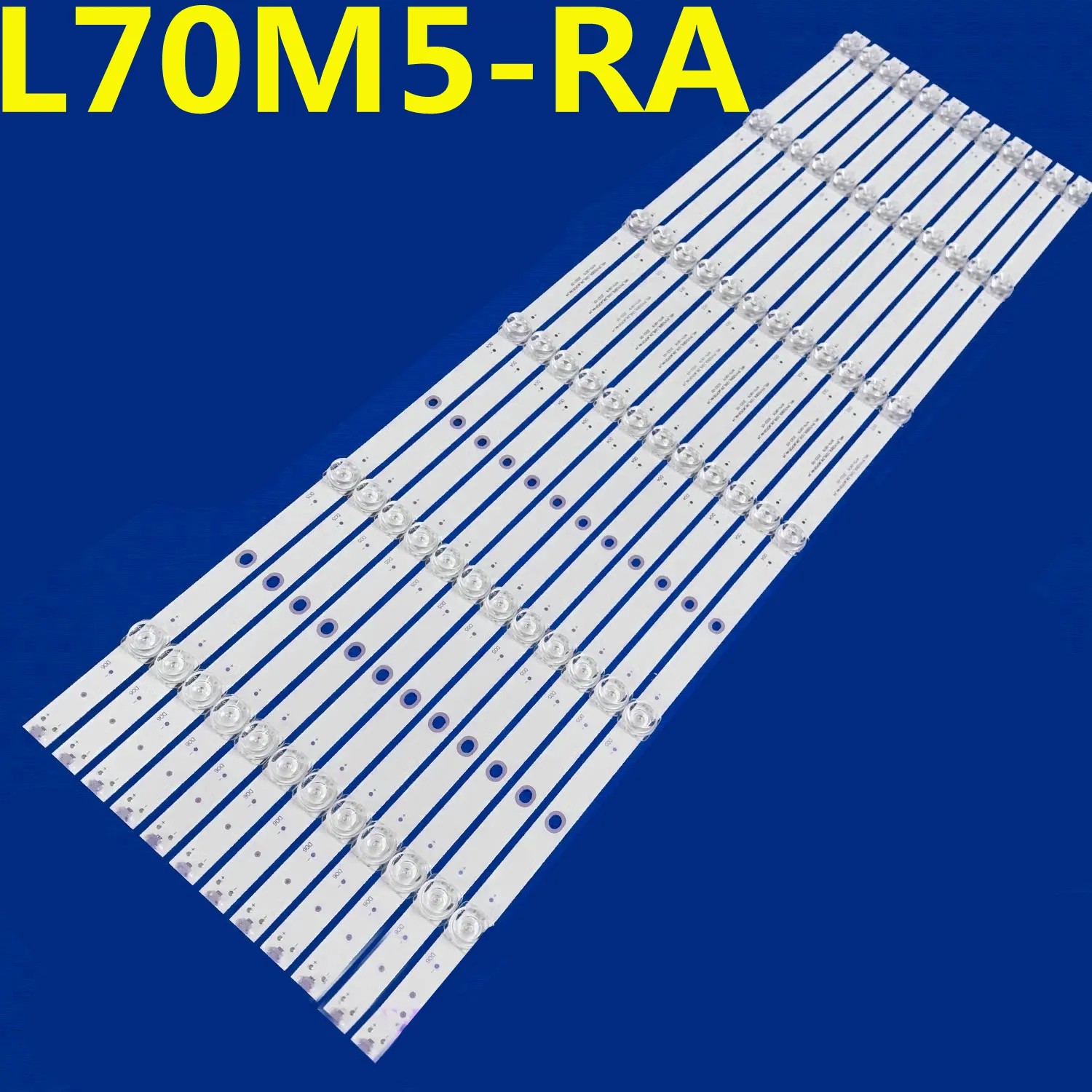 12PCS LED Backlight Strip 6lamps For L70M5-RA HRS_TPV70ZB09_12X6_2W_MCPCB14MM_V4 70HUF6965/T3 70PUF7695/T3