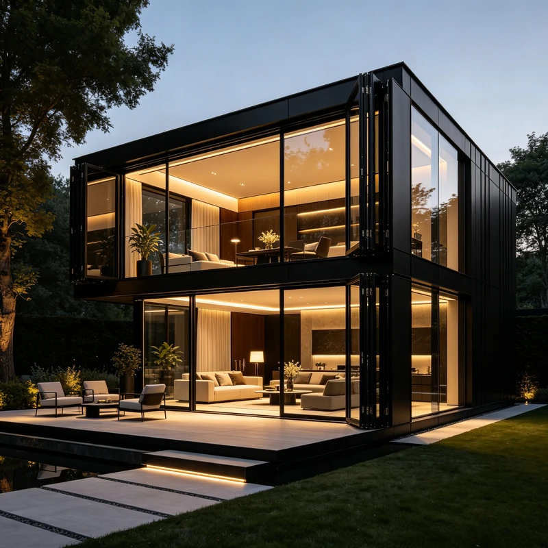Sustainable Living House - Eco Friendly Smart Container House Energy