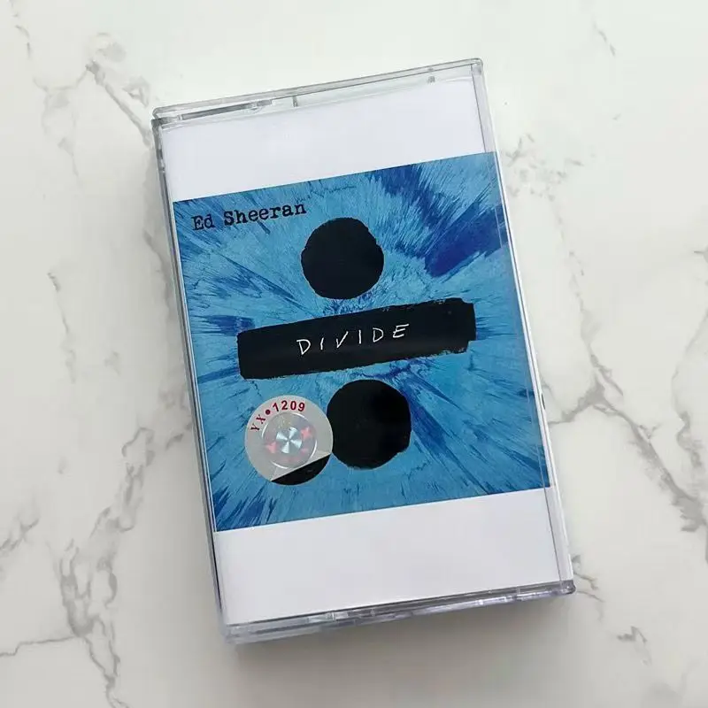 Pop Ed Sheeran Music Tape《÷》divide Album Perfect Cassettes Cosplay Recorder Car Walkman Soundtracks Box Party Music Collection