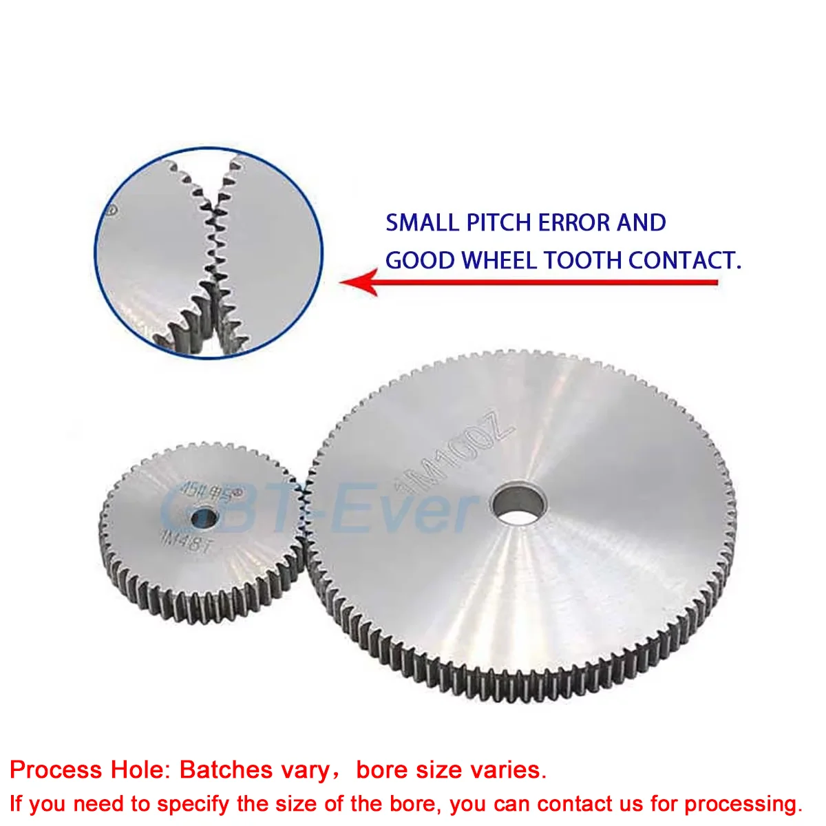 1Pcs 1 Mod 12T-150T Spur Gear 1M Cylindrical Flat Gear Pinion 12/13/14/15/16/17/18/19/20/21/22/23/24/25/26/27~150Teeth 45# Steel